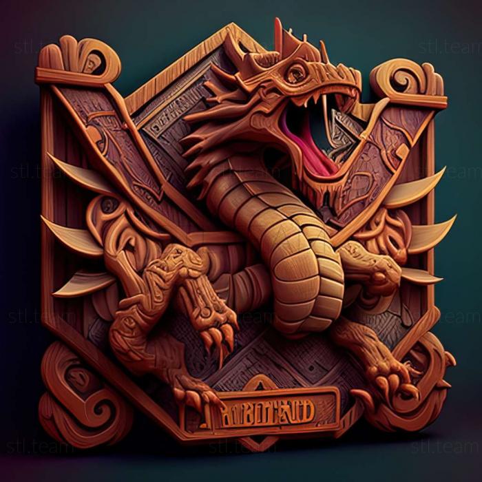 3D модель Игра Чудо-мальчик: Ловушка для драконов (STL)